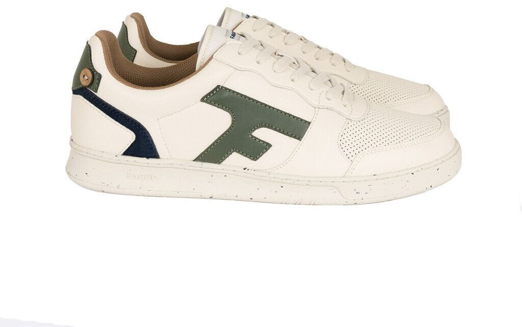 Faguo Sneaker Hazel Leather ecru khaki