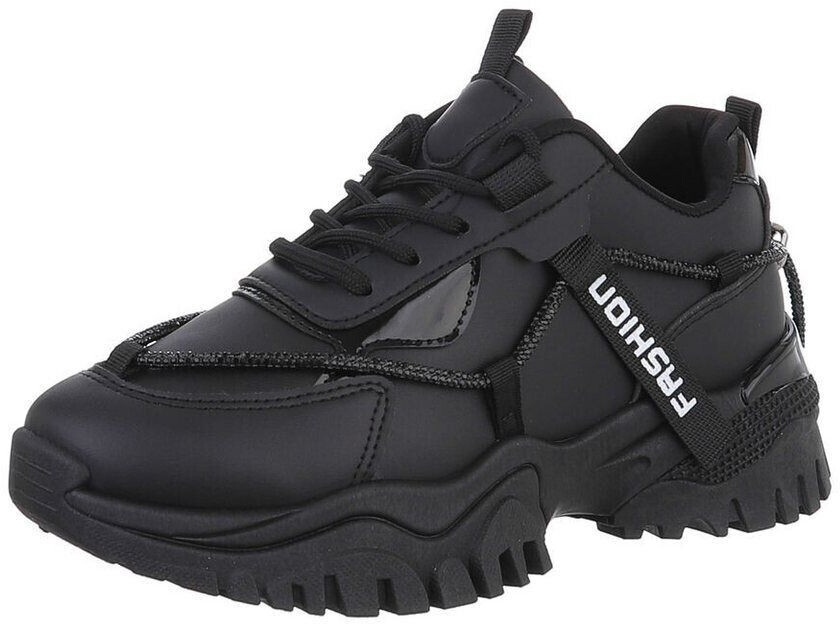 Ital Design Casual Shoes Sneakers Low JD-7-1- black