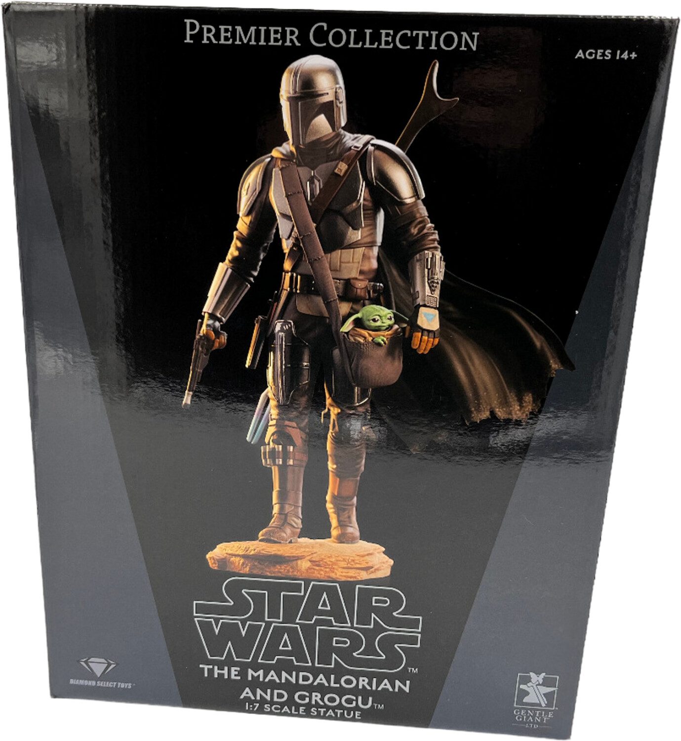 Diamond Select Toys Gentle Giant STAR WARS - The Mandalorian w/ Child - Premier Coll. 25cm