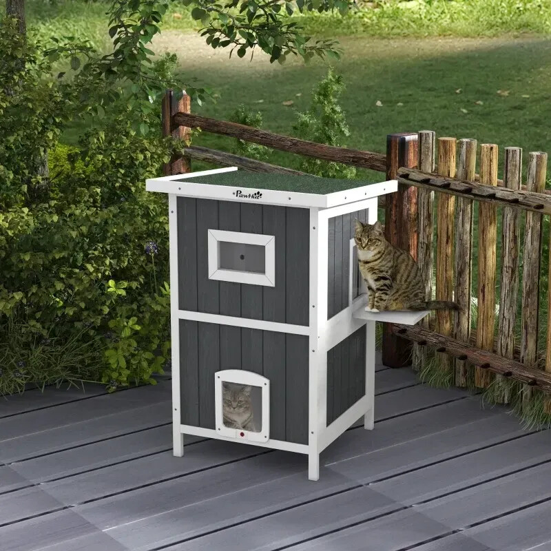 Pawhut Maison pour chat Pawhut Maison pour chat