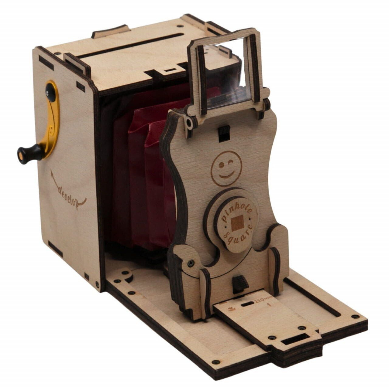 JollyLook Pinhole SQUARE (DIY) Natural Wood