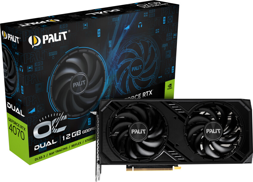 Palit GeForce RTX 4070 Dual OC GDDR6 au meilleur prix sur idealo.fr