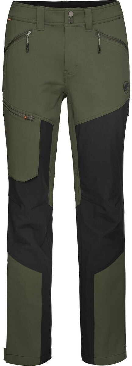 Mammut Zinal Guide Softshell Hybrid Pants Men Long (1021-01210) dark marsh/black
