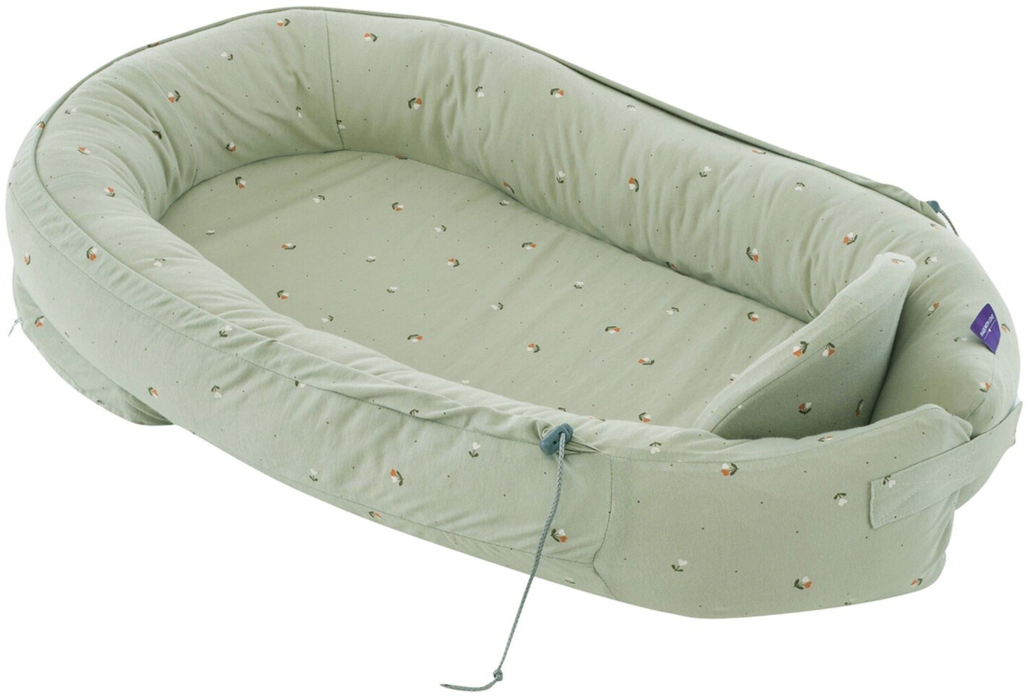 Sacco Nanna Per Neonati Träumeland Home Comfort - Superficie 69 Cm, Cotone Morbido, Paracolpi Pieghevole, Oro Da Favola