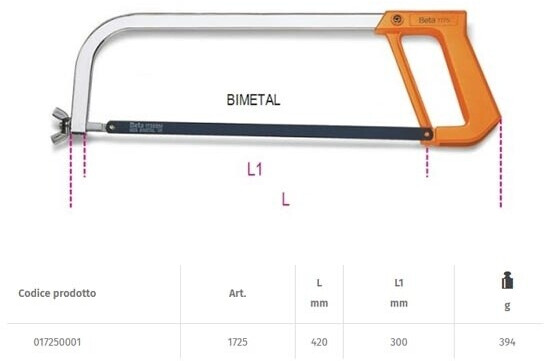 Beta Beta 17250001 - detail view