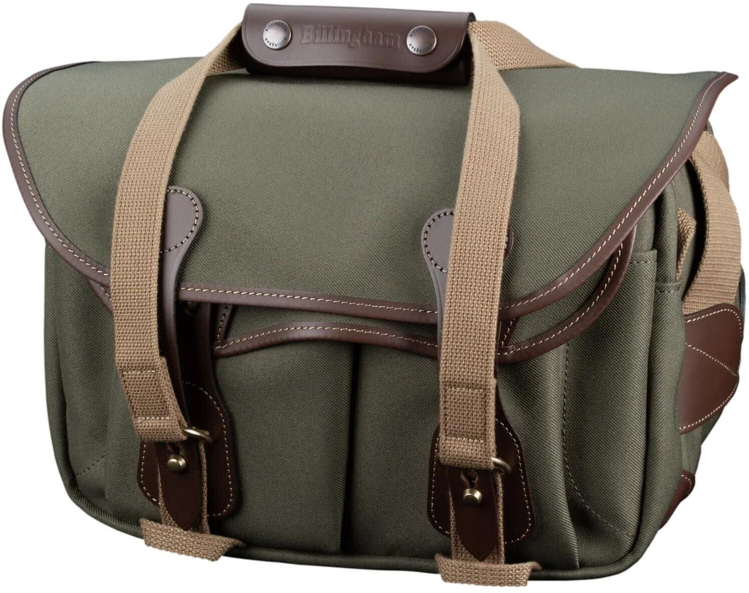 Billingham 225 MKII Sage FibreNyte / Chocolate Leather