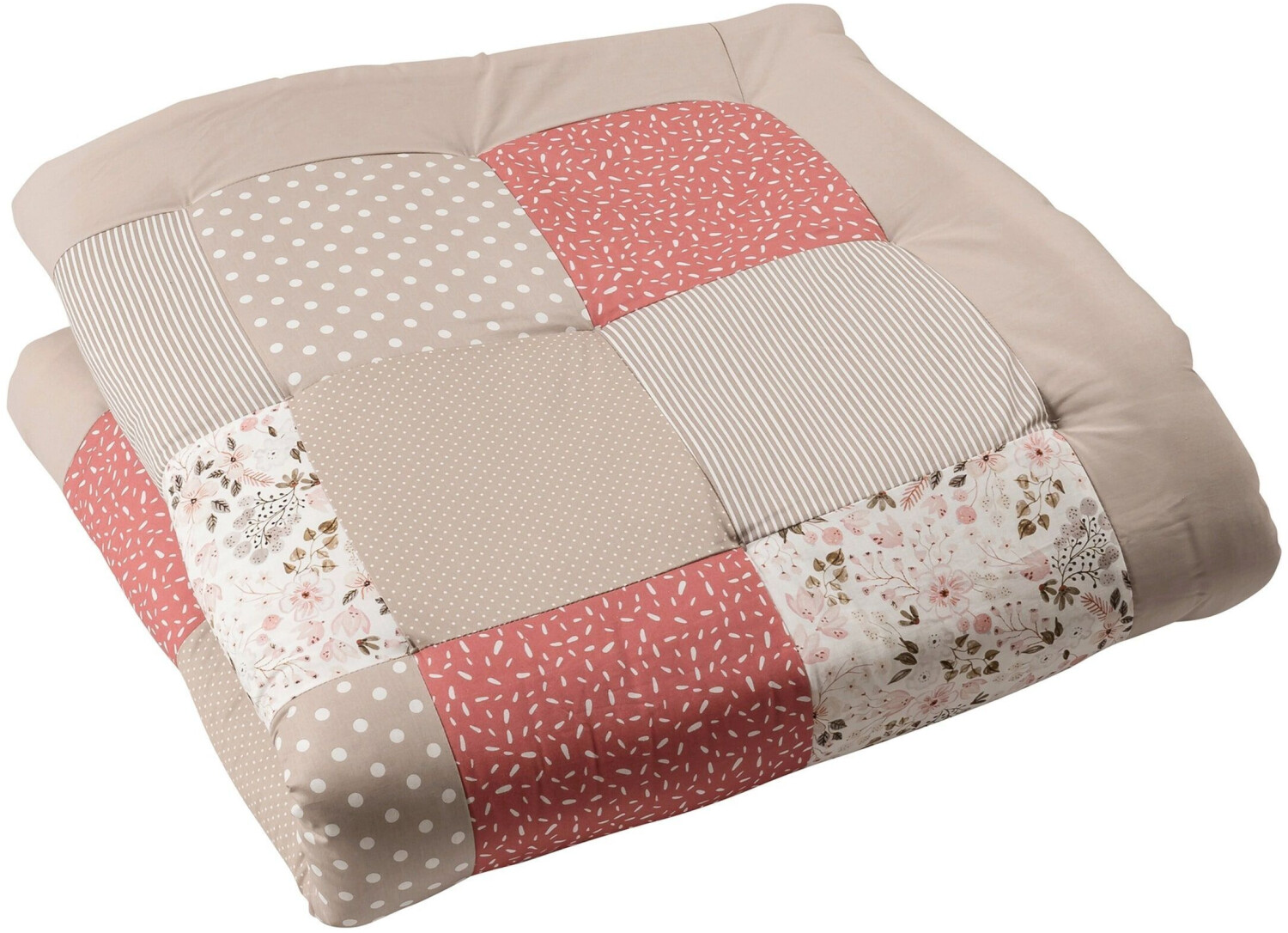 Ullenboom Baby blanket Pink flowers