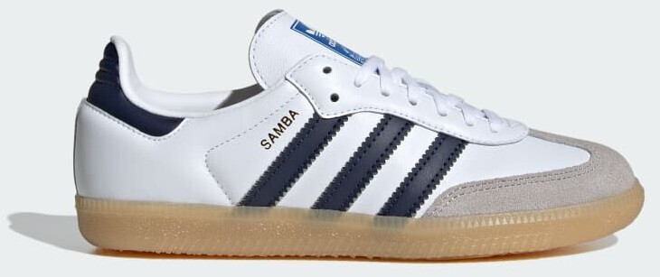 Adidas samba og white collegiate navy store