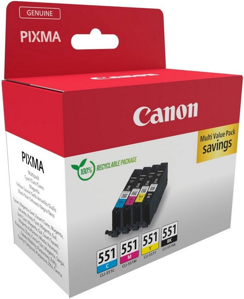 Canon CLI-551 Multipack 4 colors