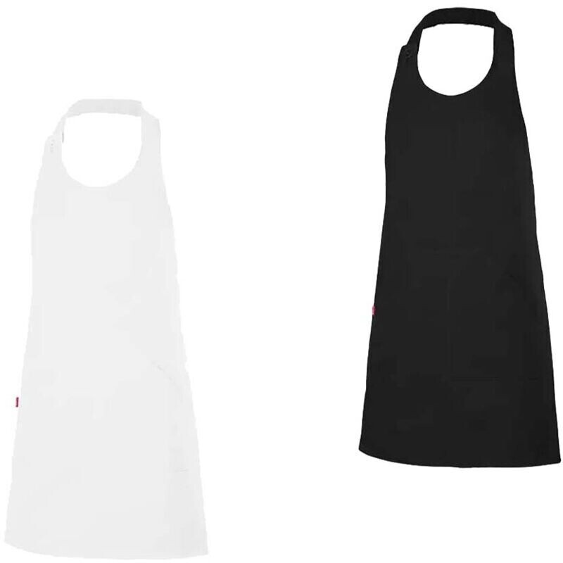 VELILLA 404212 Bib Apron Black