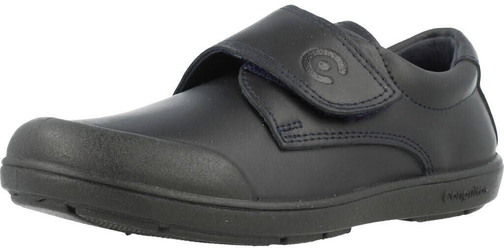 Conguitos Boy's Washable Leather School Shoes navy