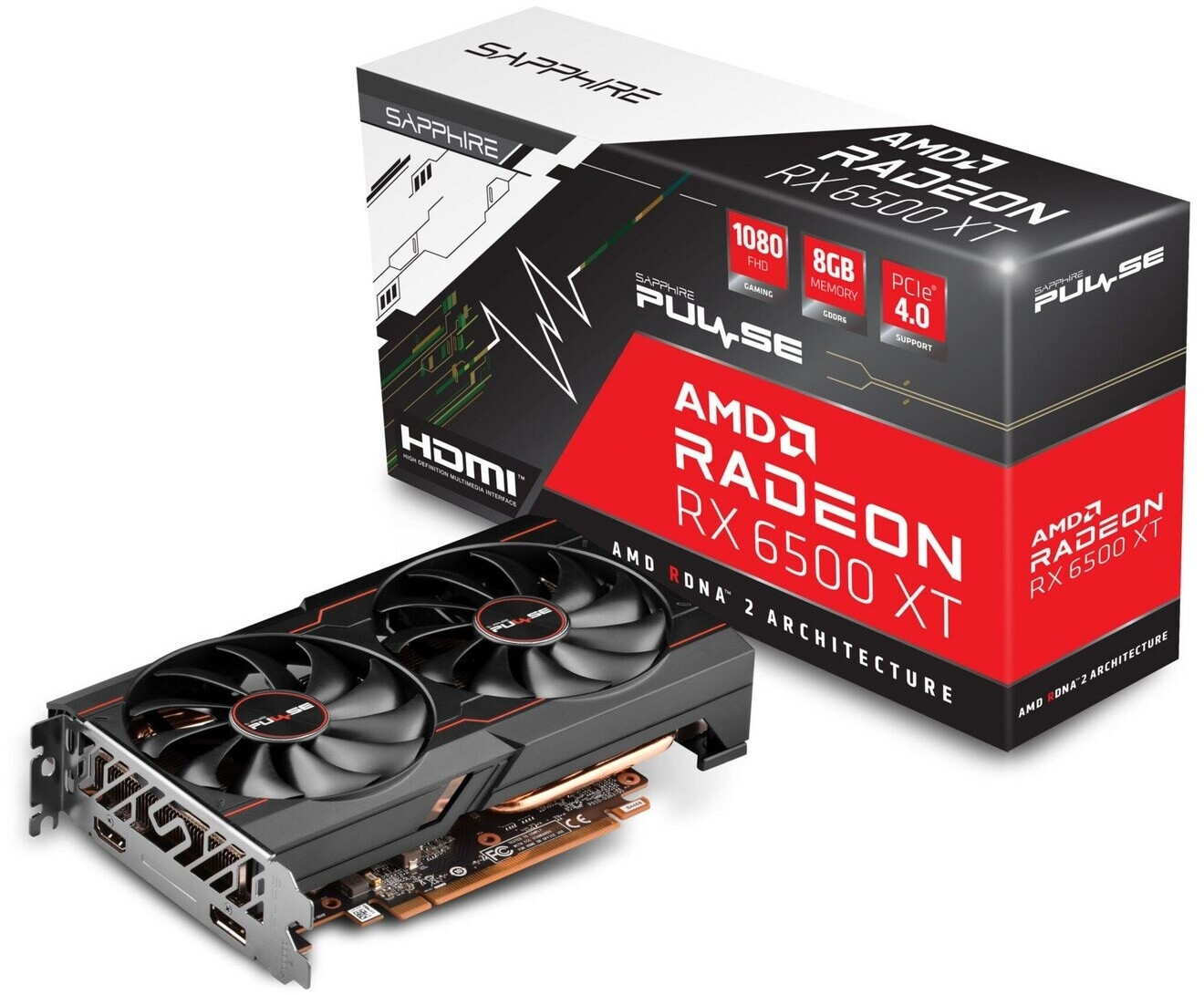 Sapphire Radeon RX 6500 XT Pulse OC 8GB GDDR6