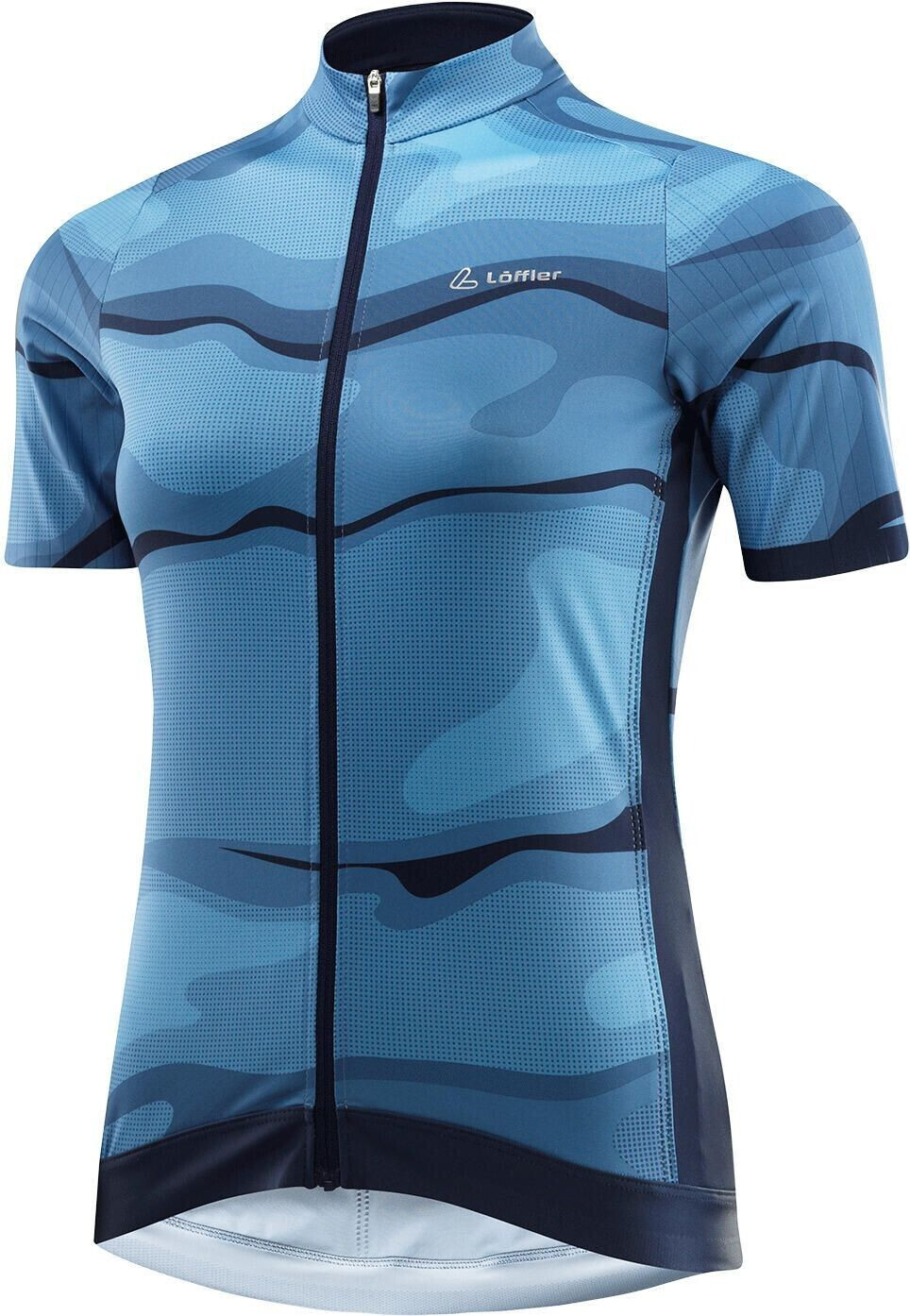 Löffler Women Bike Jersey Full Zip Barkly Hotbond RF dark blue