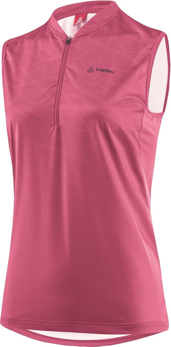 Löffler Women Bike Sleeveless Shirt Half Zip Cutina malaga