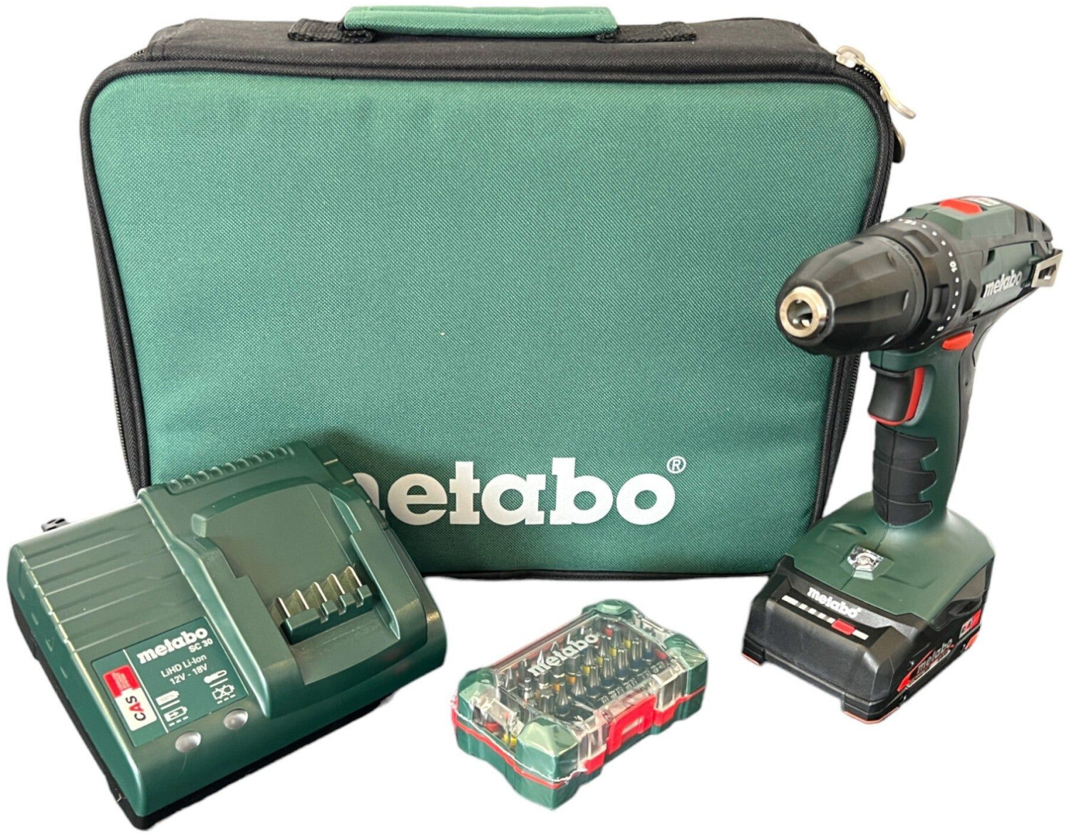 Metabo BS 18 (1 x 2,0 Ah + charger + Bitbox + bag)