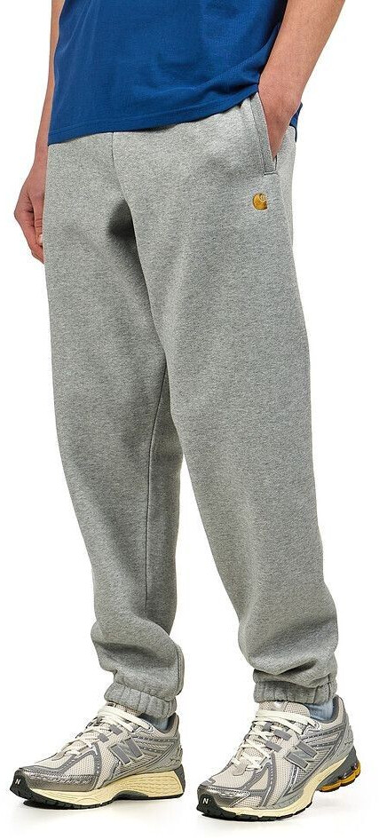 Carhartt Chase Sweat Pant (I033667) grey heather / gold