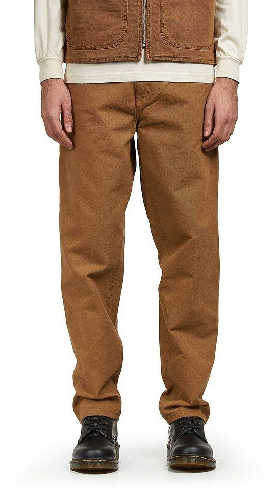 Carhartt Single Knee Pant Dearborn Canvas (I031497) hamilton brown rinsed