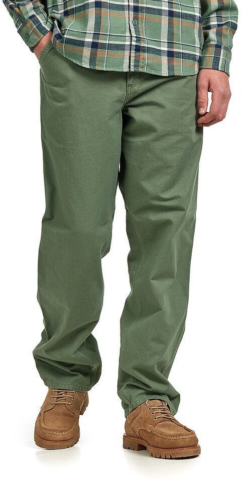 Carhartt Single Knee Pant Newcomb Drill (I031499) park garment dyed