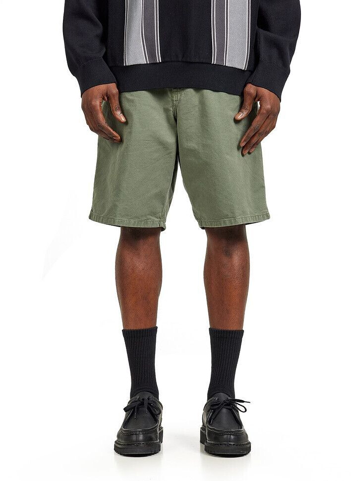 Carhartt Single Knee Short Newcomb Drill (I031504) park garment dyed