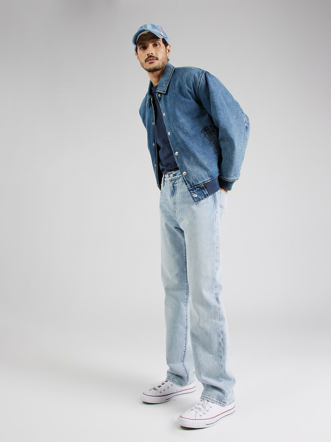 Baby blue levis jeans deals