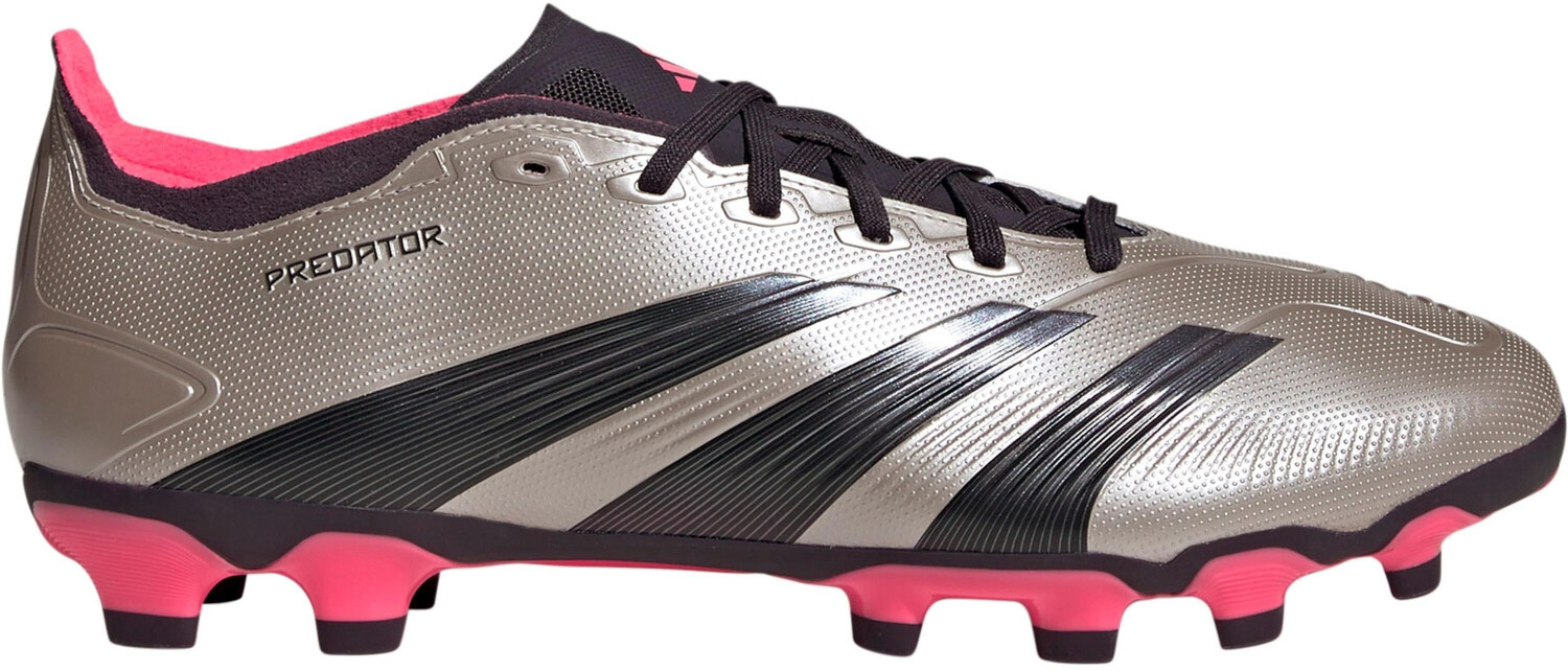 Adidas Predator League MG (IF6383) platinum metallic/aurora black/turbo