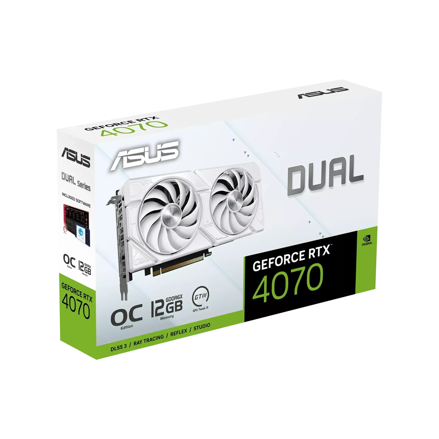 ASUS GeForce RTX 4070 DUAL EVO White OC 12GB GDDR6 ab 704,00 € |  Preisvergleich bei idealo.de