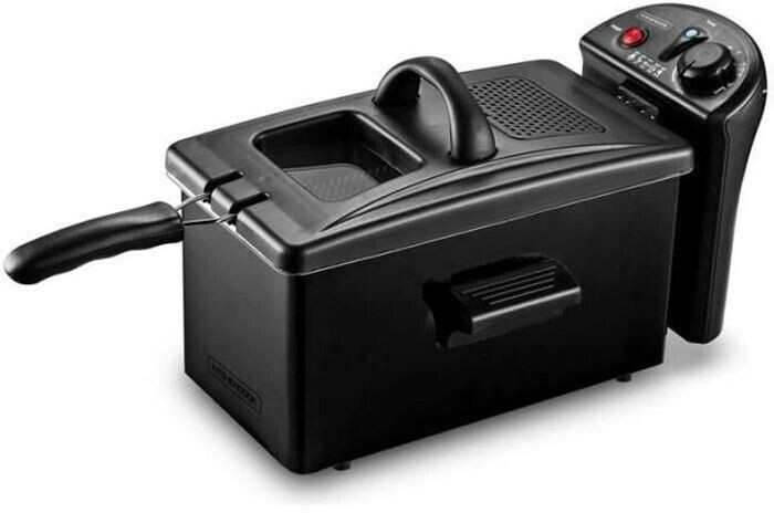KitchenCook Friteuse 3 L noir