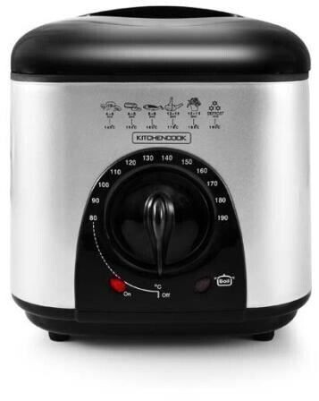 KitchenCook Friteuse 2 en 1 avec service à fondue