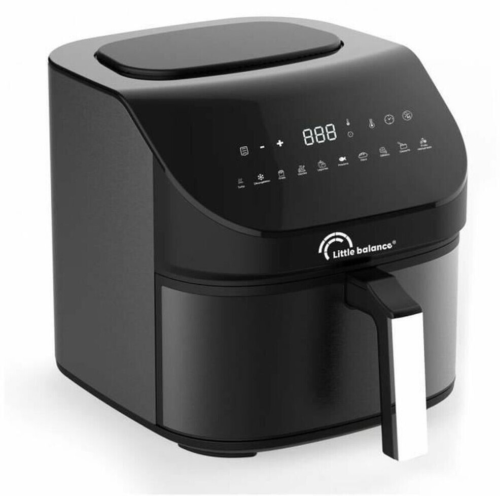 Little Balance Air fryer Crousty Light XL 7 L noir