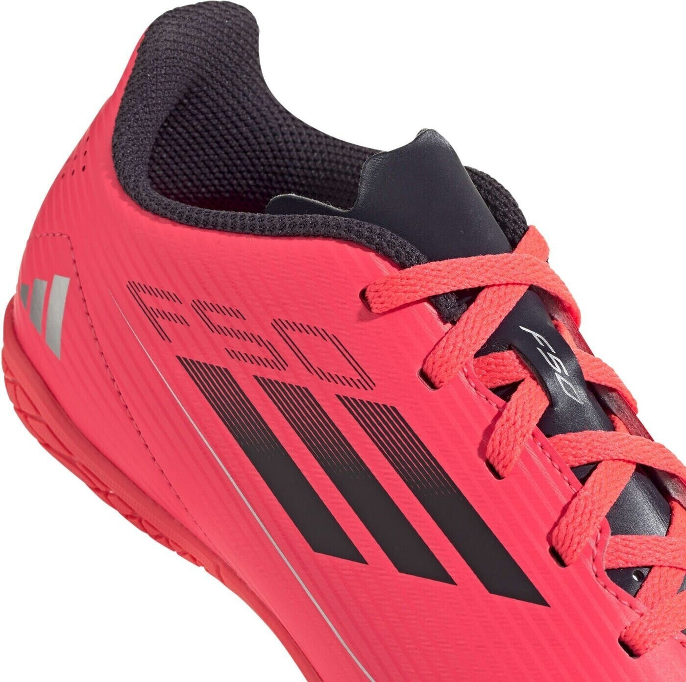 Adidas F50 Club Kids IN (IF1393) turbo/aurora black/platinum metallic