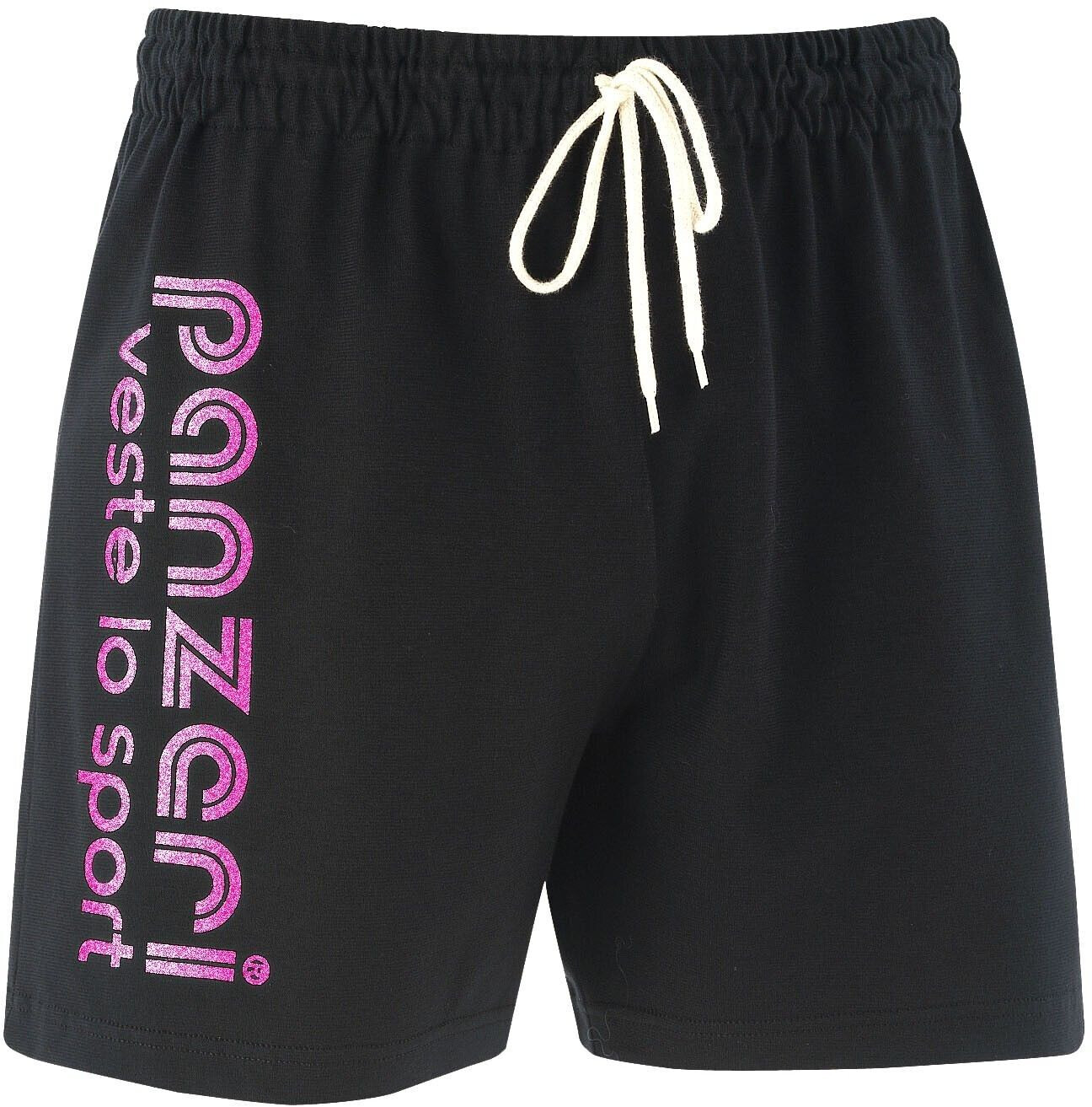 Panzeri Short Uni A noir/fuchsia nacré