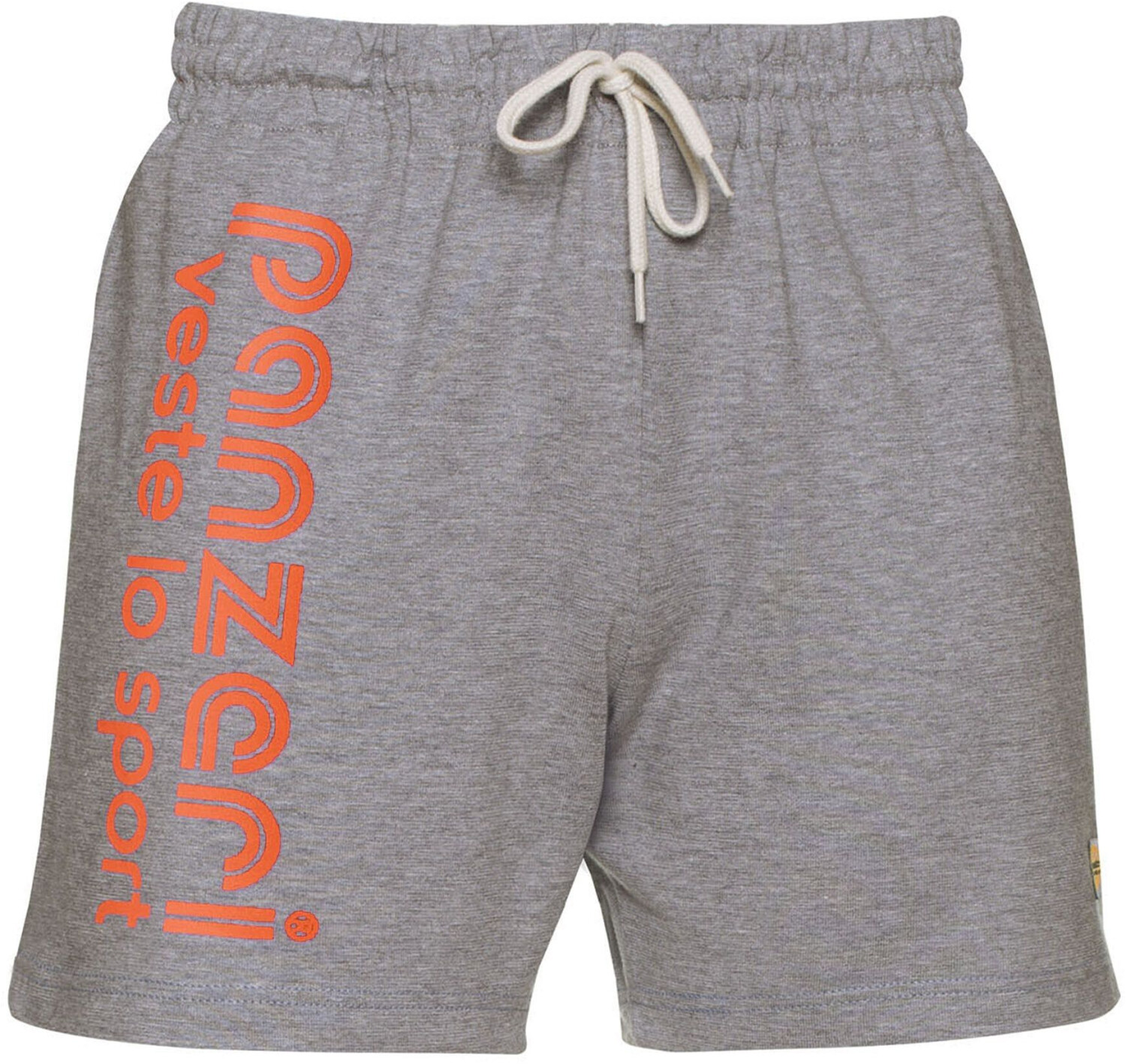 Panzeri Short Uni A gris chiné/orange fluo