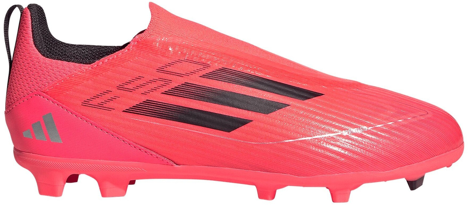 Adidas F50 League Laceless Kids FG/MG (IF1363) turbo/aurora black/platinum metallic