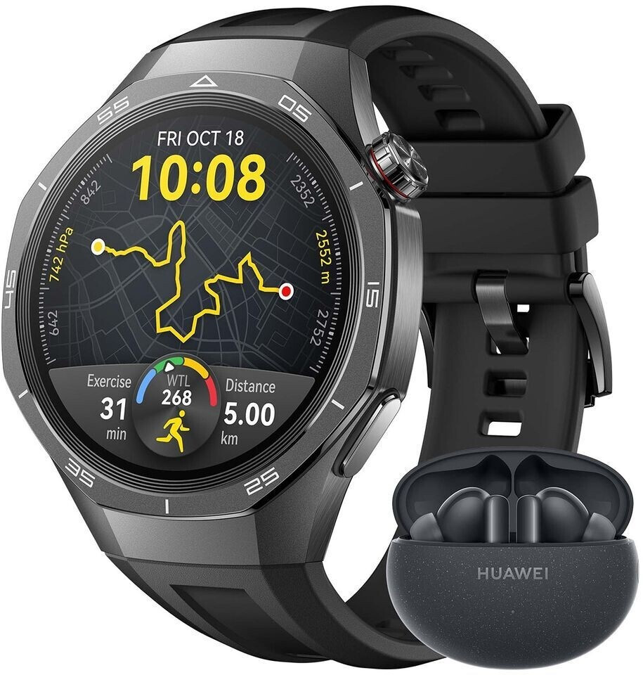 Huawei Watch GT 5 Pro 46 mm titane + FreeBuds 5i