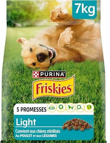 Friskies Light croquettes pour chien poulet/légumes (7 kg)