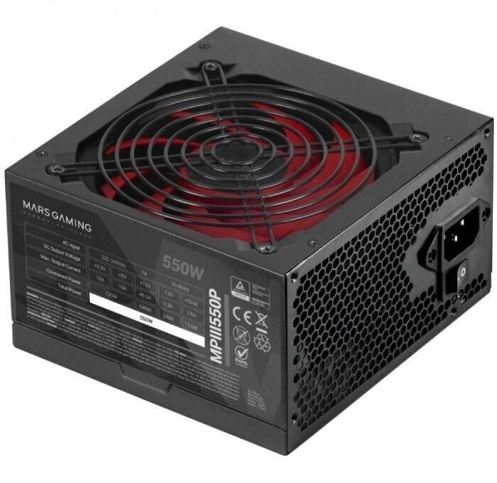 Mars Gaming MPIII550P Black