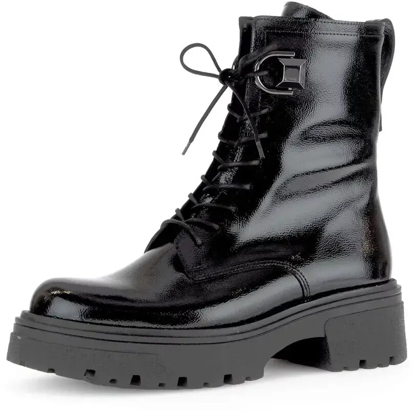 Gabor Biker Boots 51.761 black patent ab 99 95 Preisvergleich bei idealo