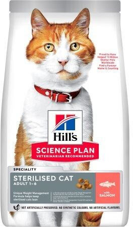 Hill's Science Plan Chat adulte stérilisé croquettes saumon (1,5 kg)