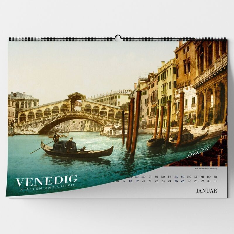 Favoritenpresse Venedig in alten Ansichten. Wandkalender 2025 (German)