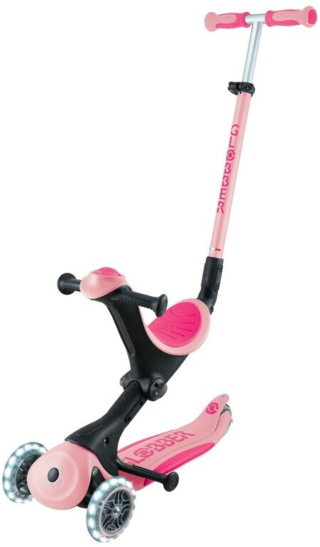 Globber Go Up Deluxe Lights rose pastel