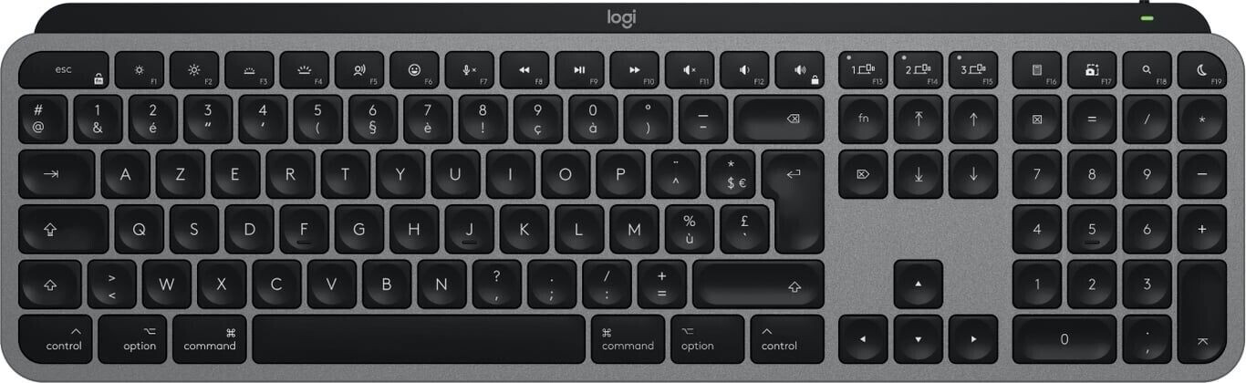 Logitech MX Keys S pour Mac gris foncé (FR)