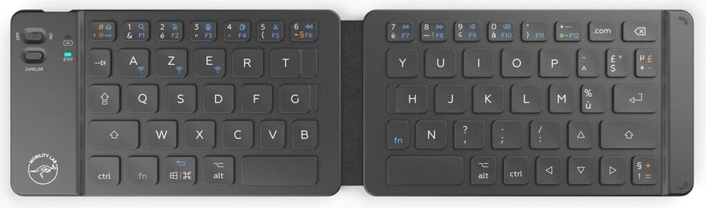 The Mobility Lab Clavier sans fil pliable ML306124 pour tablette/PC (FR)