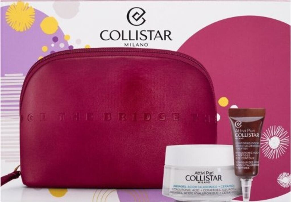 Collistar Attivi Puri Aquagel Hyaluronic Acid + Ceramides Set The Bridge 50 ml Aquagel Hyaluronic Acid + Ceramides Face + 5 ml Eye Contour