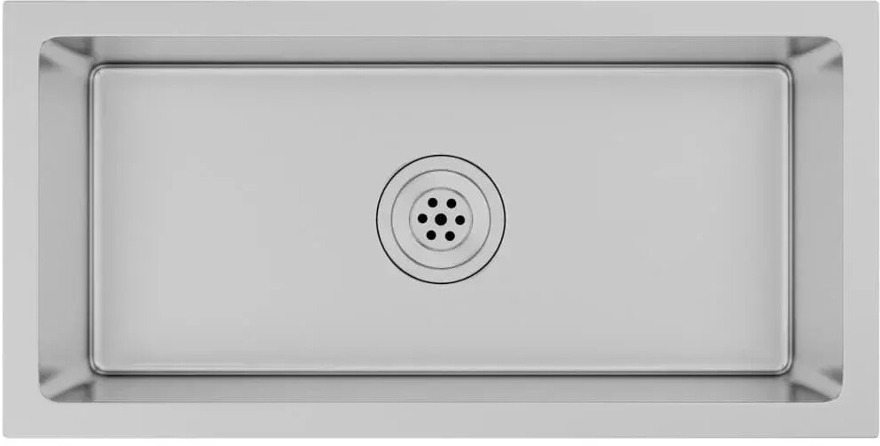 vidaXL Évier de cuisine fait main Acier inoxydable 60 x 30 x 20 cm