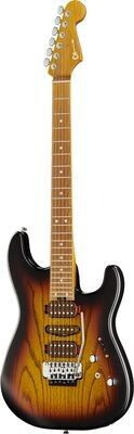 Charvel MJ Series Guthrie Govan Signature San Dimas SD24 CM 3-Tone Sunburst + étui marron;burst
