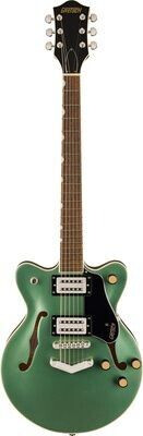 Gretsch G2655 Streamliner Center Block Jr. Double-Cut V-Stoptail steel olive
