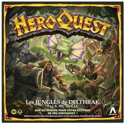 HeroQuest - Extension Les Jungles de Delthrak - Pack de quêtes
