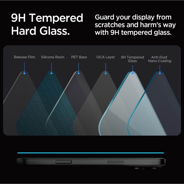 Spigen Glas.TR EZ Fit (iPhone 16 Pro Max), Bild 11
