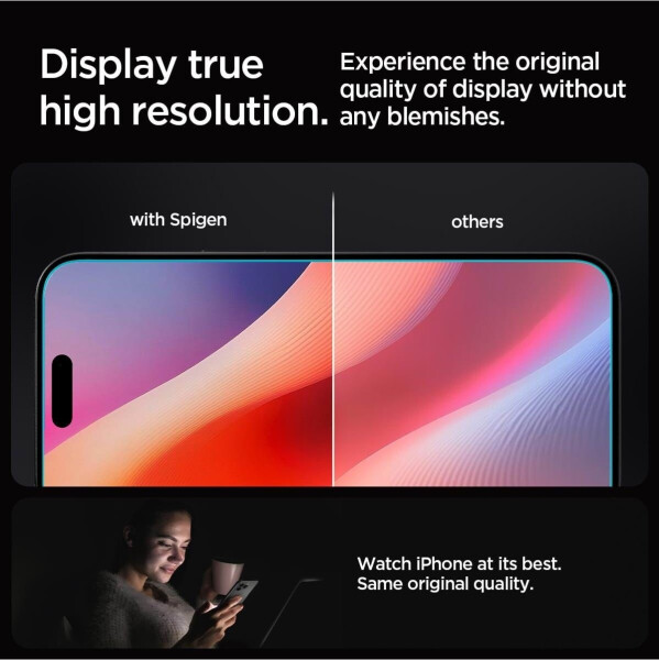 Spigen Glas.TR EZ Fit (iPhone 16 Pro Max), Bild 12