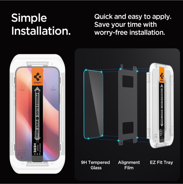 Spigen Glas.TR EZ Fit (iPhone 16 Pro Max), Bild 14